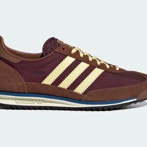 New Adidas SL72 OG Shoes - Maroon/ Almost Yellow (IE3425) Women's Size 8.5 rare